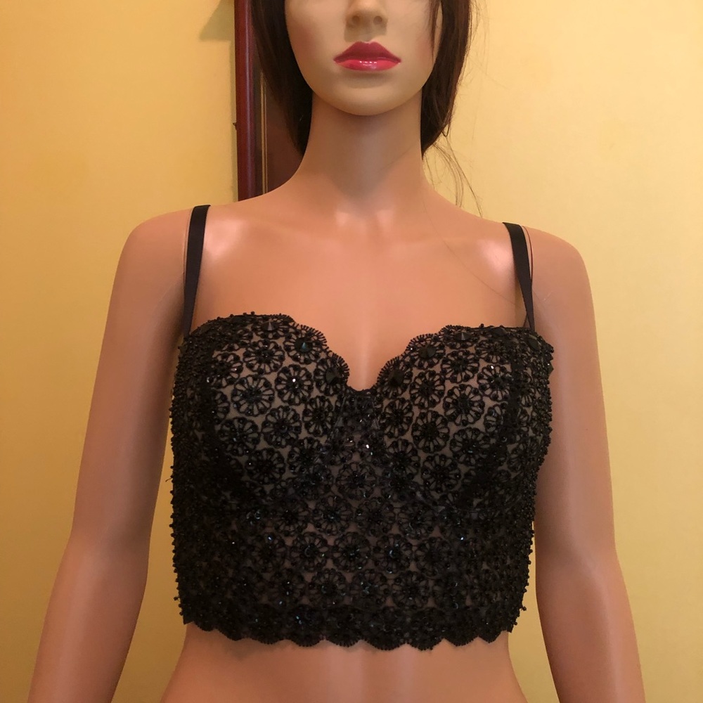 Bebe sparkles top. Brand new with tags. Size M